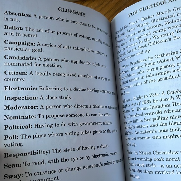 One Vote, Two Votes, I Vote, You Vote Dr. Seuss Book - Picture 6 of 7